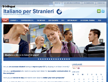 Tablet Screenshot of inlinguaferrara-italian.com